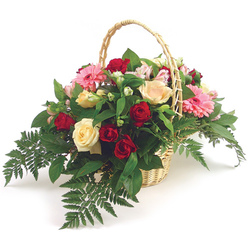 Цветы в корзине «Феерия»