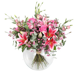 Букет цветов «Розовый туман»