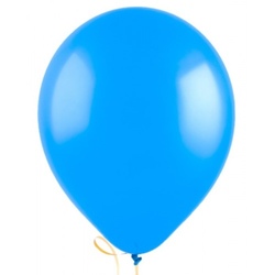 Голубой гелиевый шарик 1 шт