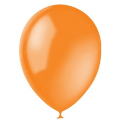 Оранжевый гелиевый шарик 1 шт